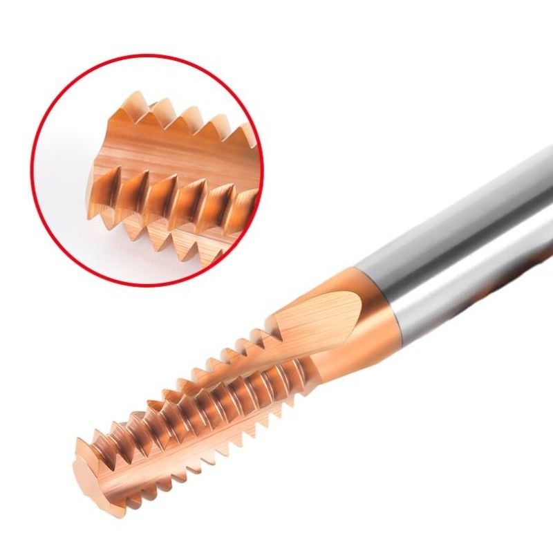 آلة CNC كاملة الأسنان الخيوط نهاية الطاحونة 4 صافرات للألومنيوم والصلب
