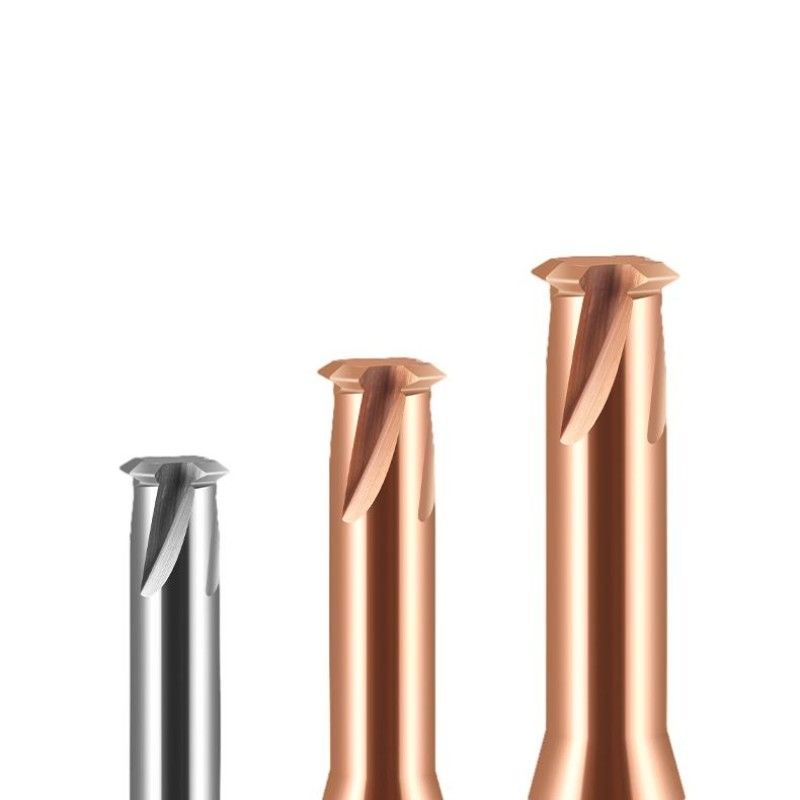 CNC الأسنان الواحدة الخيوط نهاية طاحونة الكربيد الصلب 4 نايات للصلب المصبوب