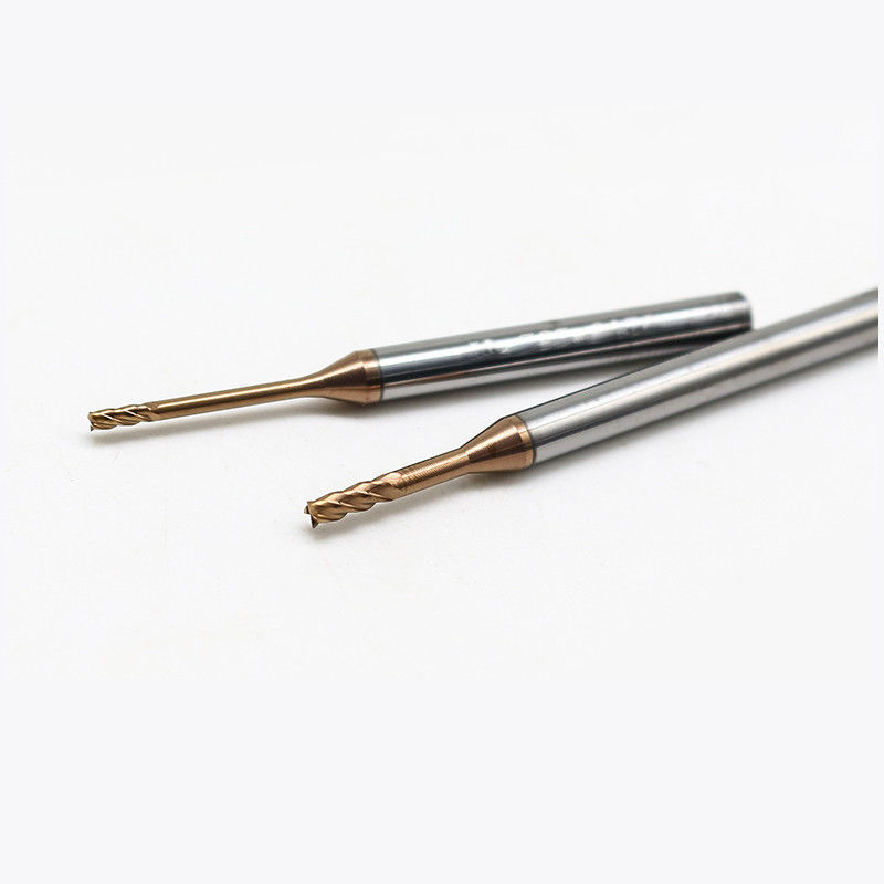 طاحونة نهاية التنغستن الميكرو قطر مع 0.2mm حافة القطع 2.5mm طول الناي