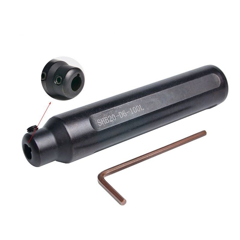 4.0mm-8.0mm قطر كربيد حفر أداة SHB16-D6-L100 حفر شريط حامل الأدوات للآلات الدقيقة
