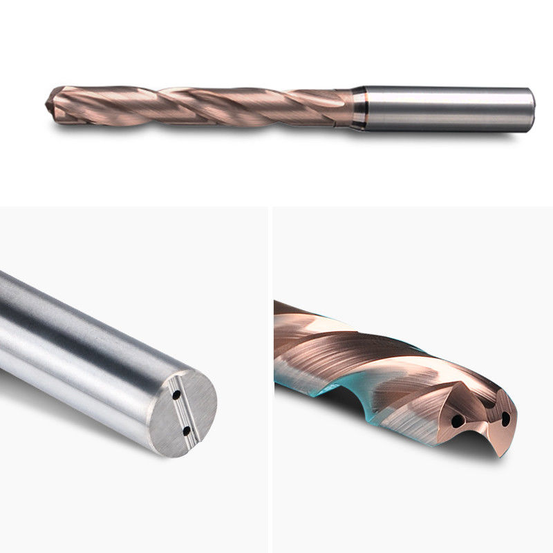 الدين القياسية الداخلية التبريد 5xd الخطوة 0.1mm الحفرة الكربيد الدوارية الناي حفرة الانقسام